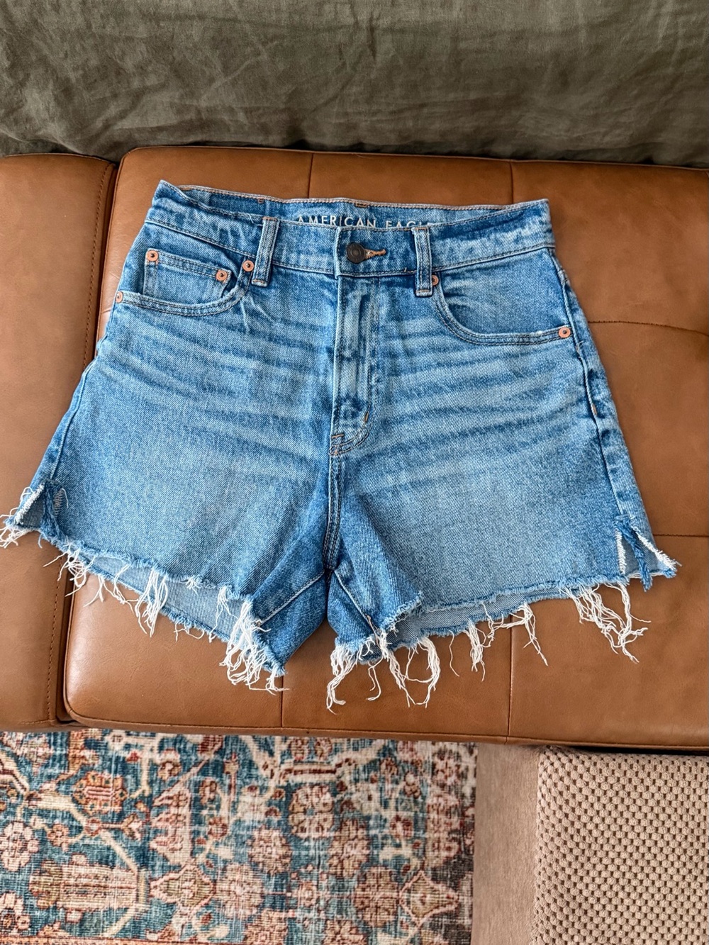American Eagle Outfitters Highest Rise 90s Boyfriend Shorts Size 0